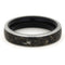 Dinosaur Bone, Titanium 5mm Comfort-Fit Macassar Ebony Wood Band