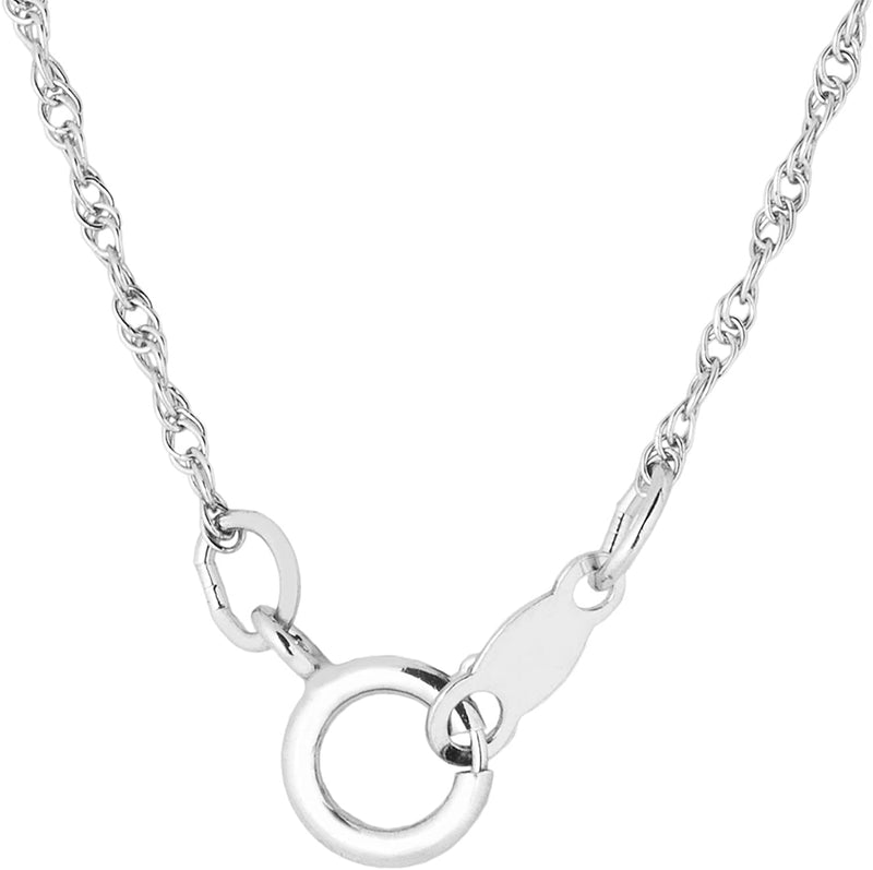 The Men's Jewelry Store (for HER) Diamond Owl Pendant Necklace, Rhodium Plated Sterling Silver, 18"