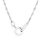 Twinkling Diamond Teardrop Pendant Necklace, Sterling Silver, 12k Green and Rose Gold Black Hills Gold Motif, 18" (.1 Ct)