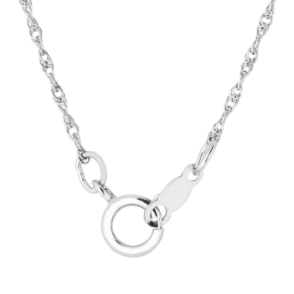 Diamond Swirl Pendant Necklace, Sterling Silver, 12k Green and Rose Gold Black Hills Gold Motif, 18" (.1 Ct)