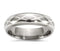 Edward Mirell Titanium and Sterling Silver Infinity 6mm Wedding Band