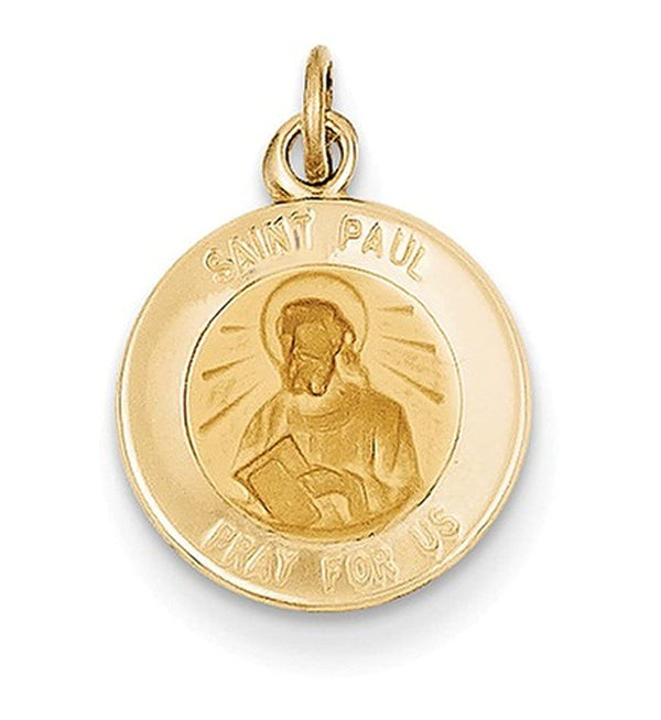 14k Yellow Gold St. Paul Medal Charm (19X12MM)