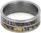 Deer Antler, Camo Print 8mm Comfort-Fit Matte Titanium Wedding Band, Size 15.75