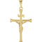 Pattee Crucifix 14k Yellow Gold Pendant (24.5X16MM)