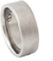 Deep Frost 6mm Comfort-Fit Flat Titanium Wedding Band, Size 14