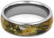 Flower Petal 6mm Comfort-Fit Titanium Band, Size 10.75