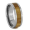 Rowan Wood 8mm Titanium Comfort-Fit Wedding Ring