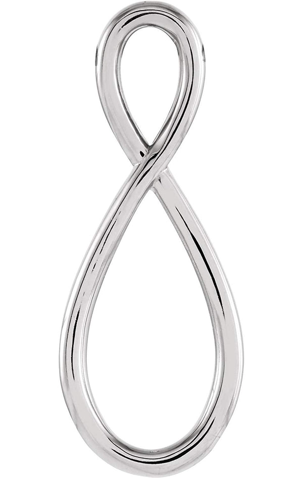 Infinity Freeform Pendant Sterling Sliver