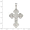 Sterling Silver Diamond-CutINRI Crucifix Charm Pendant