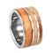 Rowan Wood Interchangeable 10mm Comfort-Fit Titanium Ring, Size 11