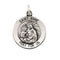 Rhodium Plated Sterling Silver St. Anne Medal (18.25 MM)