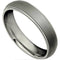 Titanium and Satin Grey 5mm Comfort Fit Oxidized Dome Band