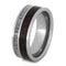 Ironwood, Deer Antler, Titanium 8mm Comfort-Fit Tungsten Band