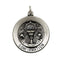 Sterling Silver Round Confirmation Pendant Medal, 18" (18.5 MM)