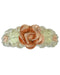 3D Rose Band in Sterling Silver, 12k Rose Gold, 12k Green Gold Black Hills Gold Motif