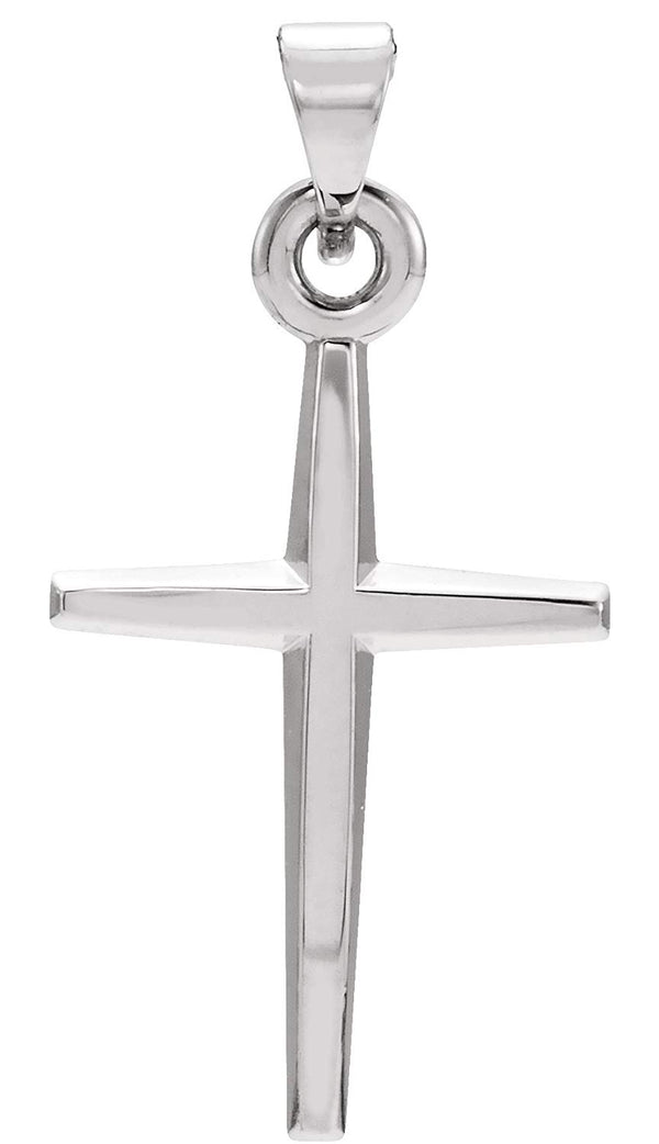 Platinum Cross Pendant