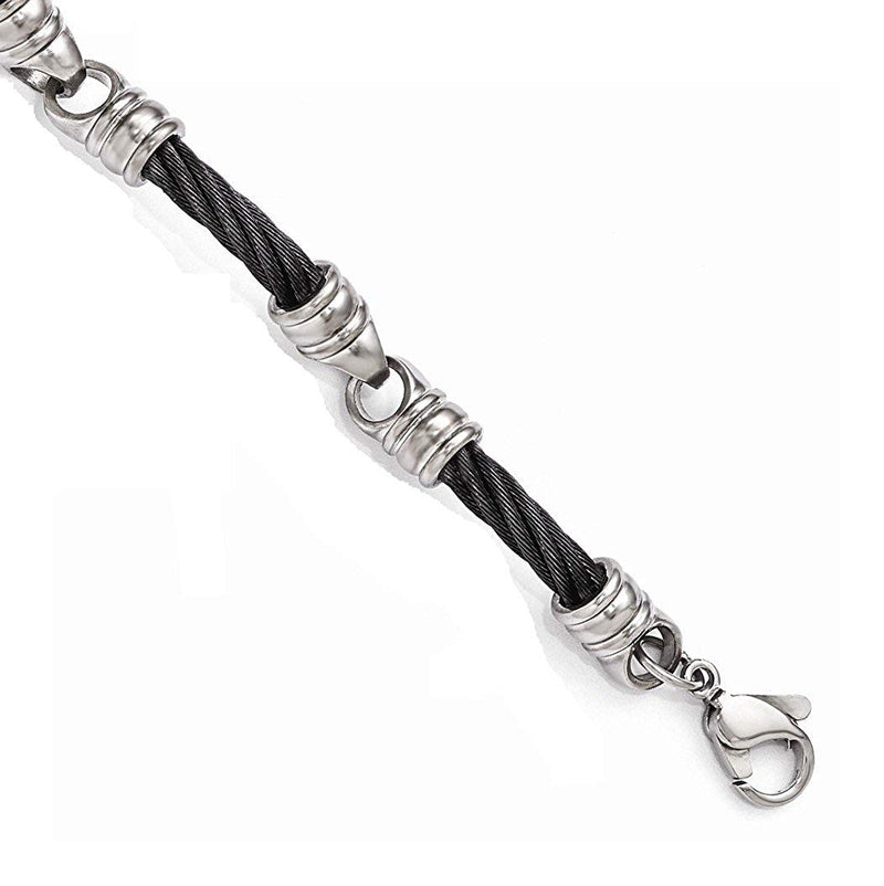 Men's Signature Cable Collection Cable Link Bracelet, 8.5" (5MM)
