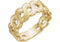 Ocean Wave Ring, 14k Yellow Gold, Size 7