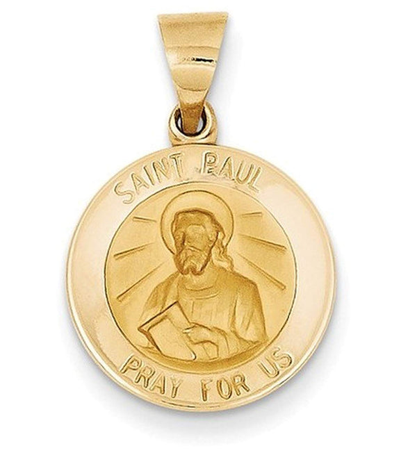 14k Yellow Gold St. Paul Medal Pendant (18X15MM)