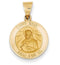 14k Yellow Gold St. Paul Medal Pendant (18X15MM)