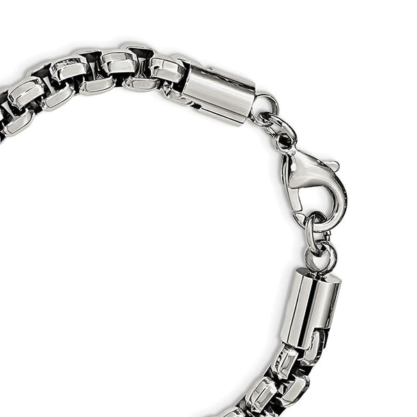 Men's Polished Stainless Steel 8.23mm Rolo Bracelet, 8.75"