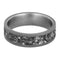 Mimetic Meteorite Inlay 6mm Comfort-Fit Titanium Wedding Band