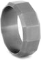 Rugged Design 8mm Comfort-Fit Matte Titanium Wedding Band