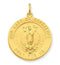 Sterling Silver and 24k Gold -plated Our Lady of Guadalupe Medal