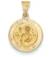 14k Yellow Gold St. Mark Medal Pendant (18X15MM)