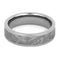 Gibeon Meteorite Inlay 6mm Comfort-Fit Titanium Band