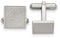 Stainless Steel Textured Square Cuff Links, 17.57X12.96MM