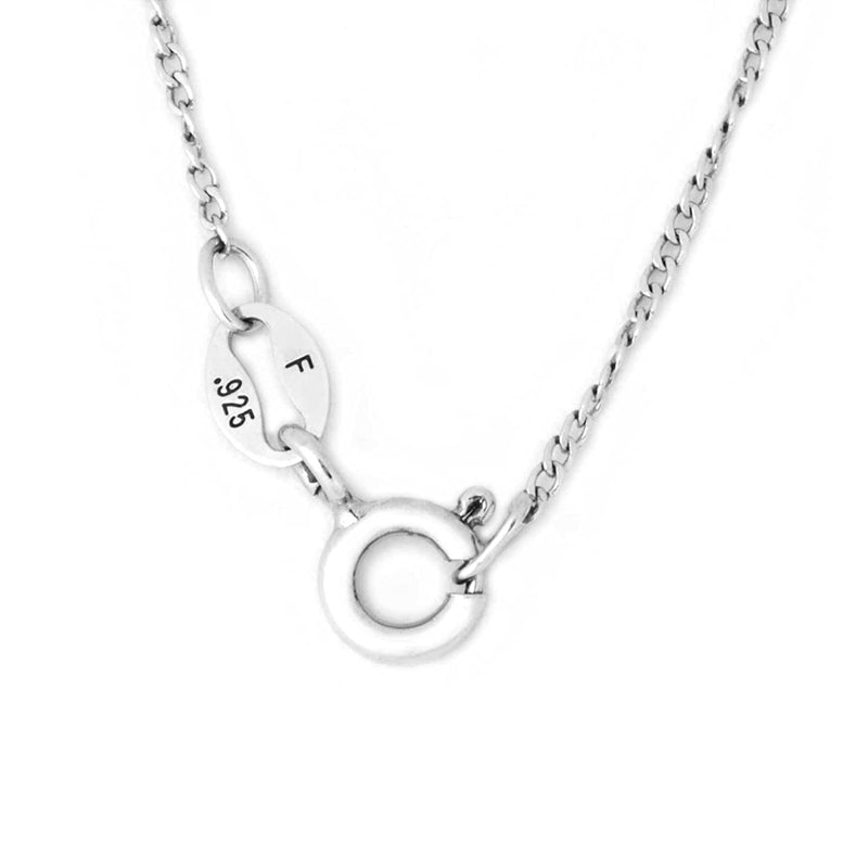 Ave 369 'MOM' Heart Flower Pendant Necklace, Rhodium Plated Sterling Silver, 10k Rose Gold, 18" to 22"