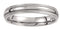 Titanium Double Milgrain 4mm Comfort Fit Band Size 10.5