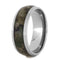 Camouflage Print Inlay 8mm Comfort-Fit Titanium Wedding Band