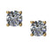 1 Ct 14k Yellow Gold Diamond Stud Earrings (1.00 Cttw, GH Color, I1 Clarity)