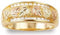 The Men's Jewelry Store (Unisex Jewelry) Diamond Bands, 10k Yellow Gold, 12k Green and Rose Gold Black Hills Gold Motif Couples Wedding Ring Set