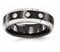 Ave 369 Diamond Collection in Black Titanium Past, Present, Future 7mm Band (.09 Ct, G-I, I1)