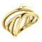 Negative Space Ring, 14k Yellow Gold