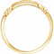 Ave 369 Women's 14k Yellow Gold 'What Would Jesus Do' WWJD Ring