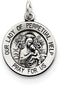 Sterling Silver Our Lady of Perpetual Help Medal (20X15MM)