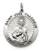 Sterling Silver Saint Jude Thaddeus Medal (35X25MM)