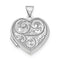 Sterling Silver Vintage Design Heart Locket, 'Love You Always'