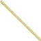 Men's 14k Yellow Gold 8.75mm Rounded Cuban Link Bracelet, 9 Inches