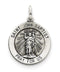 Sterling Silver Antiqued Saint John The Baptist Medal (25X20MM)