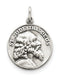 Sterling Silver Saint Jude Thaddeus Medal (26X20MM)