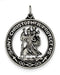 Sterling Silver St. Christopher Medal (38X30MM)