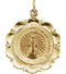 14k Yellow Gold Miraculous Medal (25x21 MM)