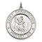 Sterling Silver St. Christopher Medal (40X33MM)