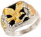 Men's 10k Yellow Gold Eagle Onyx Ring, Sterling Silver, 12k Green and Rose Gold Black Hills Gold