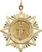 14k Yellow Gold Miraculous Medal (32x29 MM)